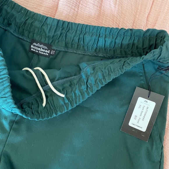 Muttonhead Track Shorts - Forest Green - Picture 2 of 4